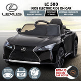 NNEDPE Licensed Lexus LC 500 Kids Electric Ride On Car - Black