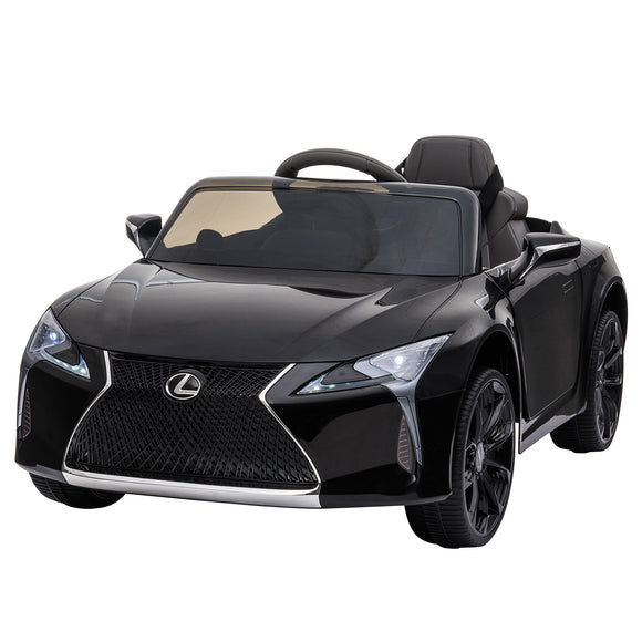 NNEDPE Licensed Lexus LC 500 Kids Electric Ride On Car - Black