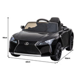 NNEDPE Licensed Lexus LC 500 Kids Electric Ride On Car - Black