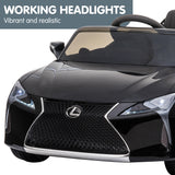 NNEDPE Licensed Lexus LC 500 Kids Electric Ride On Car - Black