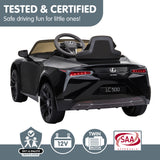 NNEDPE Licensed Lexus LC 500 Kids Electric Ride On Car - Black