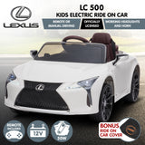 NNEDPE Licensed Lexus LC 500 Kids Electric Ride On Car - White