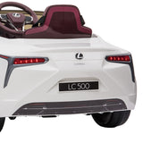 NNEDPE Licensed Lexus LC 500 Kids Electric Ride On Car - White