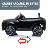 NNEDPE Land Rover Licensed Kids Electric Ride On Car Remote Control - Black