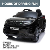 NNEDPE Land Rover Licensed Kids Electric Ride On Car Remote Control - Black