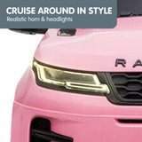 NNEDPE Land Rover Licensed Kids Electric Ride On Car Remote Control - Pink