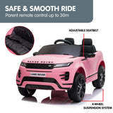 NNEDPE Land Rover Licensed Kids Electric Ride On Car Remote Control - Pink