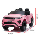 NNEDPE Land Rover Licensed Kids Electric Ride On Car Remote Control - Pink