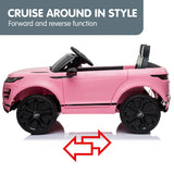NNEDPE Land Rover Licensed Kids Electric Ride On Car Remote Control - Pink