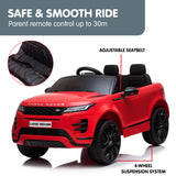 NNEDPE Land Rover Licensed Kids Electric Ride On Car Remote Control - Red