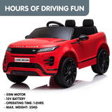 NNEDPE Land Rover Licensed Kids Electric Ride On Car Remote Control - Red