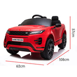 NNEDPE Land Rover Licensed Kids Electric Ride On Car Remote Control - Red
