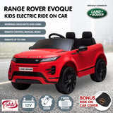 NNEDPE Land Rover Licensed Kids Electric Ride On Car Remote Control - Red