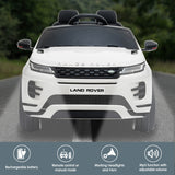 NNEDPE Land Rover Licensed Kids Electric Ride On Car Remote Control - White