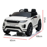 NNEDPE Land Rover Licensed Kids Electric Ride On Car Remote Control - White