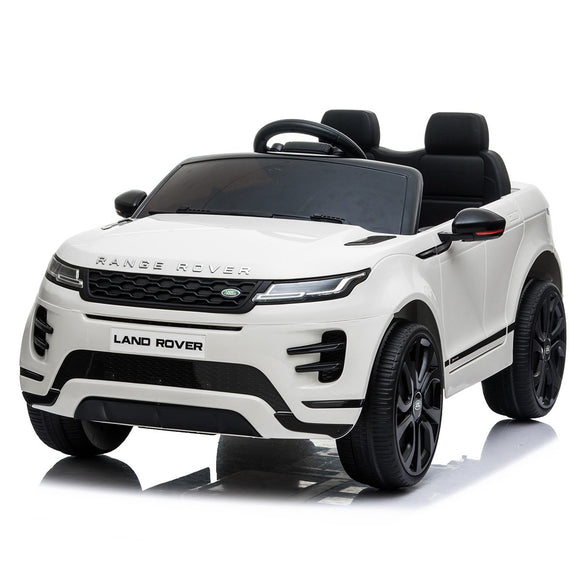 NNEDPE Land Rover Licensed Kids Electric Ride On Car Remote Control - White