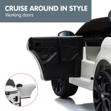 NNEDPE Land Rover Licensed Kids Electric Ride On Car Remote Control - White