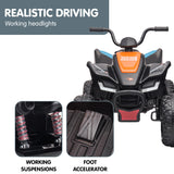 NNEDPE MCL35 McLaren Kids Toy Ride On Electric Quad Bike - Black