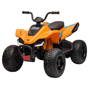 NNEDPE Licensed MCL35 McLaren Kids Toy Ride On Electric Quad Bike - Orange