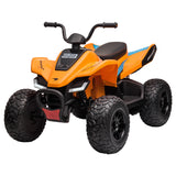NNEDPE Licensed MCL35 McLaren Kids Toy Ride On Electric Quad Bike - Orange
