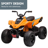 NNEDPE Licensed MCL35 McLaren Kids Toy Ride On Electric Quad Bike - Orange