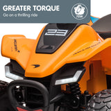 NNEDPE Licensed MCL35 McLaren Kids Toy Ride On Electric Quad Bike - Orange