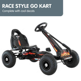 NNEDPE G95 Kids Ride On Pedal-Powered Go Kart - Black
