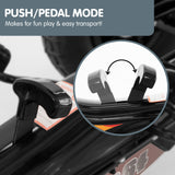 NNEDPE G95 Kids Ride On Pedal-Powered Go Kart - Black