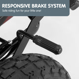 NNEDPE G95 Kids Ride On Pedal-Powered Go Kart - Black