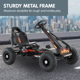 NNEDPE G95 Kids Ride On Pedal-Powered Go Kart - Black