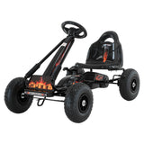 NNEDPE G95 Kids Ride On Pedal-Powered Go Kart - Black