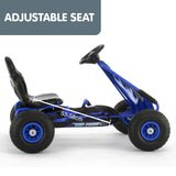 NNEDPE G95 Kids Ride On Pedal Go Kart - Blue