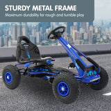 NNEDPE G95 Kids Ride On Pedal Go Kart - Blue