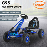 NNEDPE G95 Kids Ride On Pedal Go Kart - Blue