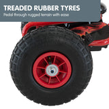 NNEDPE G95 Kids Ride On Pedal-Powered Go Kart  - Red