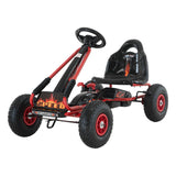 NNEDPE G95 Kids Ride On Pedal-Powered Go Kart  - Red
