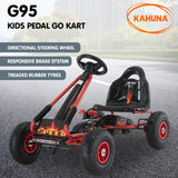 NNEDPE G95 Kids Ride On Pedal-Powered Go Kart  - Red