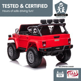 NNEDPE Licensed Toyota FJ-40 Electric Kids Ride On Car by - Red