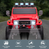 NNEDPE Licensed Toyota FJ-40 Electric Kids Ride On Car by - Red