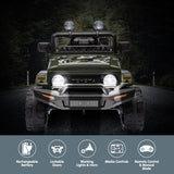 NNEDPE Authorised Toyota FJ Cruiser Kids Electric Ride On Car - Green