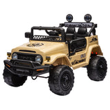 NNEDPE Authorised Toyota FJ Cruiser Kids Electric Ride On Car - Khaki