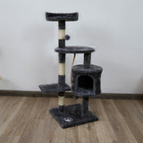 NNEDPE 110cm Cat Tree Scratching Post - Dark Grey