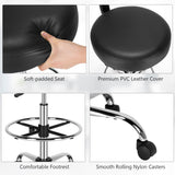 NNECW Ergonomic Drafting Chair with Backrest for Office