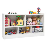 NNECW Bookcase &amp; Toy Storage with 5 Compartments for Kids