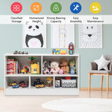 NNECW Bookcase &amp; Toy Storage with 5 Compartments for Kids