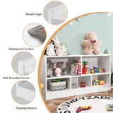 NNECW Bookcase &amp; Toy Storage with 5 Compartments for Kids