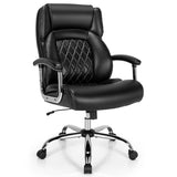 NNECW Height Adjustable Executive Chair with Upgraded Padded Armrest for Home/Office