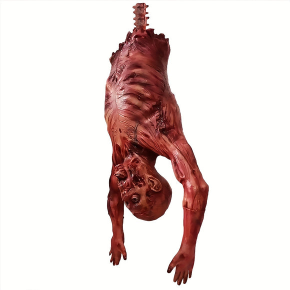 NNETM Half Body Latex Squeaky Skeleton - Hanging Decoration