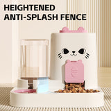 NNETM Automatic Cat Feeder and Water Dispenser Set