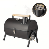 NNETM Portable Charcoal Grill BBQ Smoker with Handle